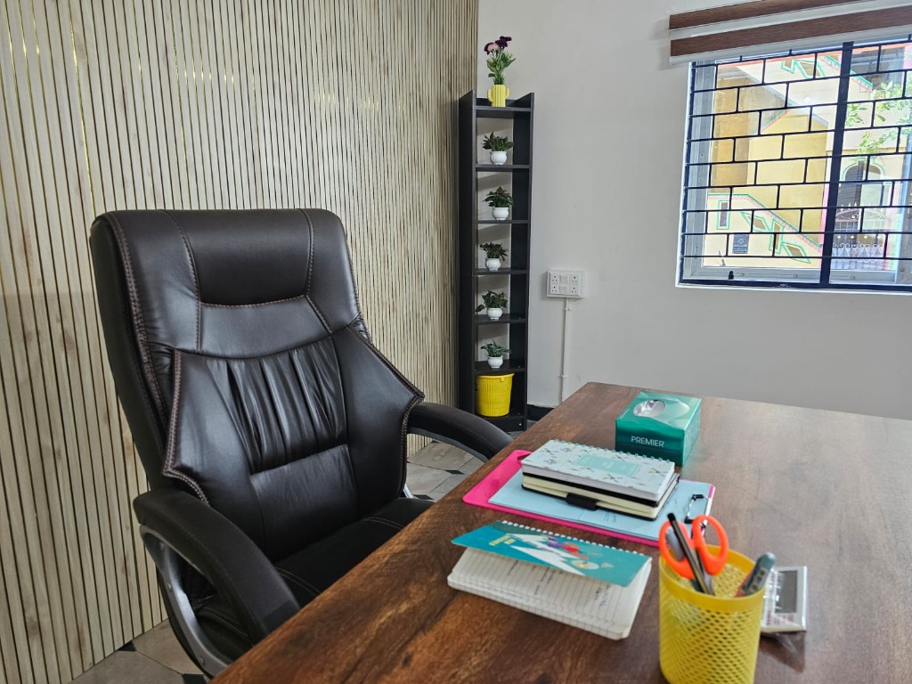 Executive Office Desk Close-up